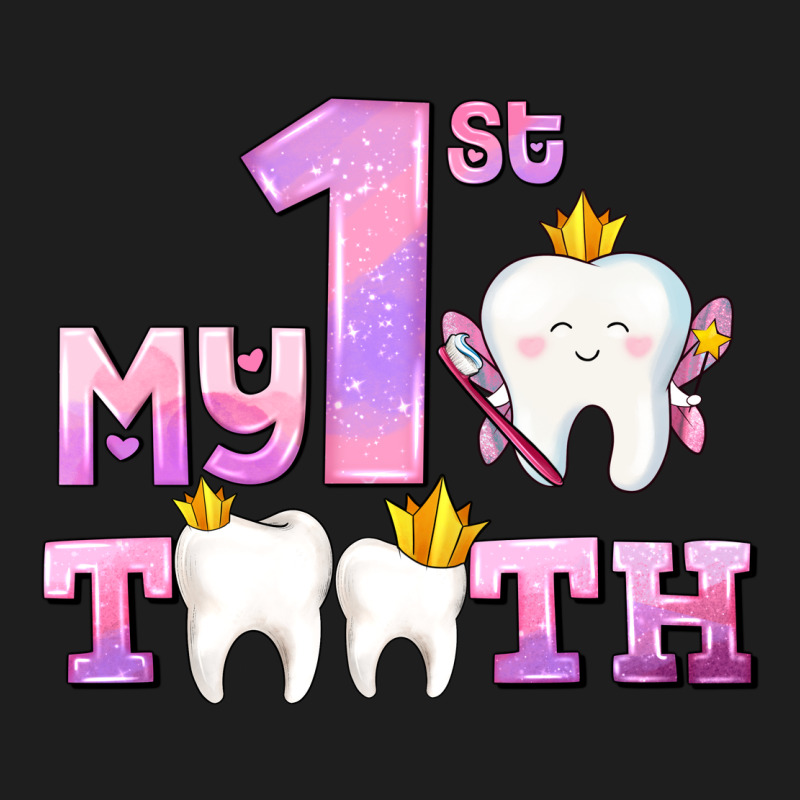 My First Tooth With Teeth For Girls Classic Tee by AdoDesignShop | Teevron