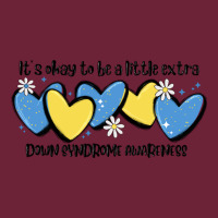 It's Okay To Be Little Extra Down Syndrome Awarene Long Sleeve Tee | Teevron