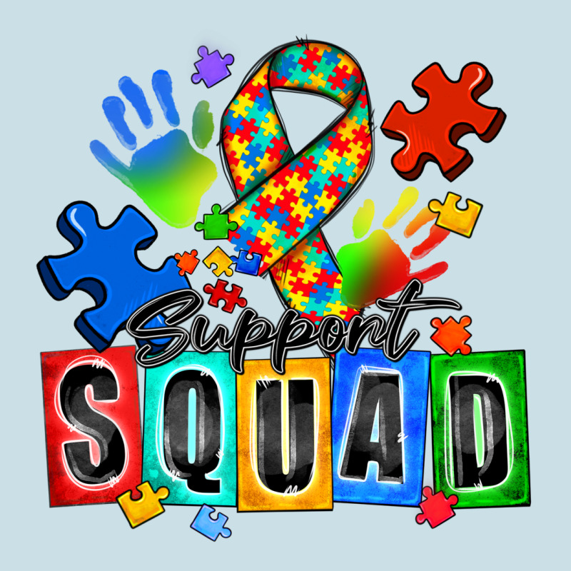Support Squad Autism Ladies Tee by Zillion Design Studio | Teevron
