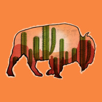 Cactus Bison Silhouette Premium Sweatshirt | Teevron