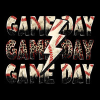 Game Day Game Day Baseball Lightning Bolt Ladies Tee | Teevron