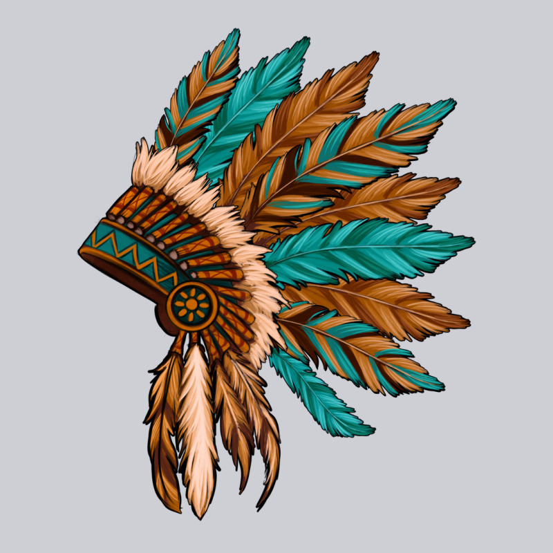 Native American Indian Headdress Heavyweight Sweatshirt by Artiststas | Teevron
