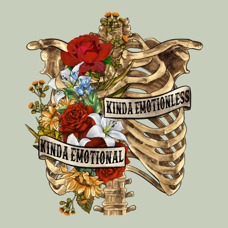 Kinda Emotionless Kinda Emotional Skeleton Ladies Tee by RanaPortraitStore | Teevron