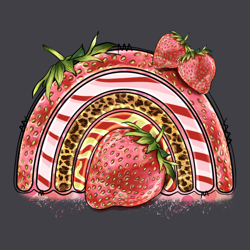 Strawberry Rainbow Heavyweight Hoodie by BarkalooDesign | Teevron