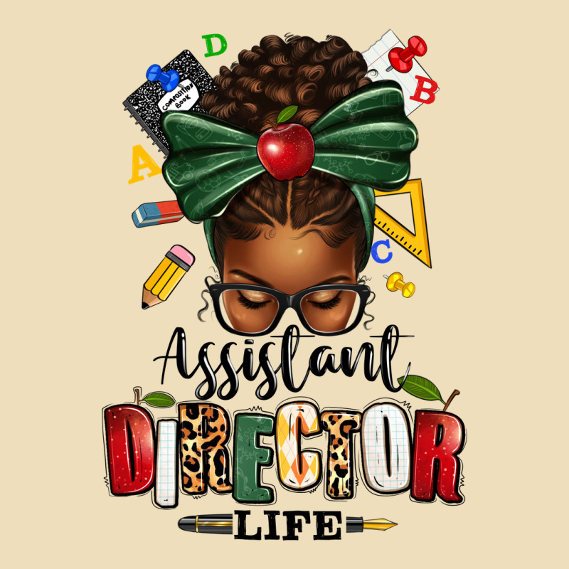 Assistant Director Life Afro Messy Bun Premium Hoodie by texasbilliewilder | Teevron