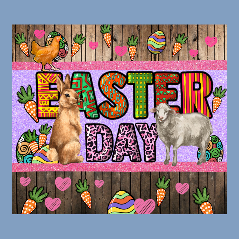Easter Day Farm Animals Tumbler Urban Hoodie by HowdyJamesFarm | Teevron
