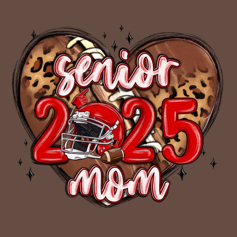 Senior 2025 Mom Football Long Sleeve Tee by MaliasSmallBusiness | Teevron