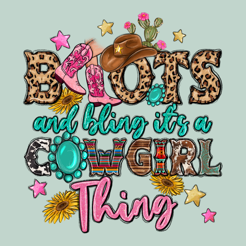 Boots And Bling It's A Cowgirl Thing Zipper Hoodie by MaliasSmallBusiness | Teevron