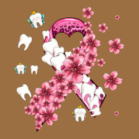 Teeth And Flower Cancer Ribbon Vintage Tee | Teevron