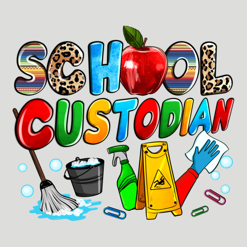 School Custodian Zipper Hoodie by NancyCooperArtShop | Teevron