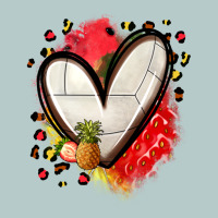 Fruits And Volleyball Heart Heavy Core Tee | Teevron