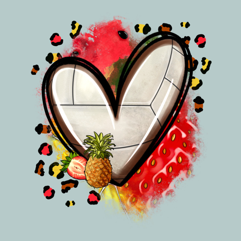 Fruits And Volleyball Heart Heavy Core Tee by Zillion Design Studio | Teevron