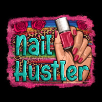 Nail Hustler Serape Leopard Background Heavyweight Sweatshirt | Teevron