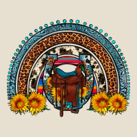 Saddle Sunflower Horseshoe Rainbow Urban Heavy Tee | Teevron