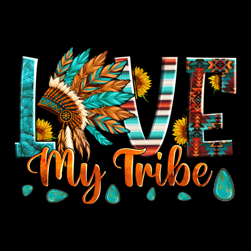 Love My Tribe Native American Indian Headdress Heavyweight Sweatshirt by Artiststas | Teevron