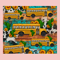School Bus Cactus Sunflower Urban Heavy Tee | Teevron