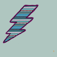 Purple Border Aztec Pattern Lightning Premium Sweatshirt | Teevron