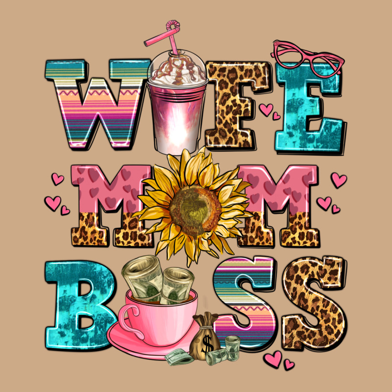 Wife Mom Boss Vintage Hoodie by AdoDesignShop | Teevron