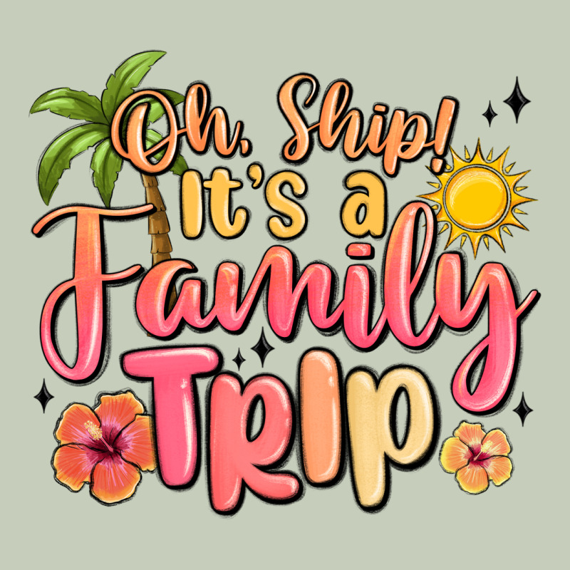 Oh Ship Its A Family Trip Summer Vacation Long Sleeve Tee by MaliasSmallBusiness | Teevron