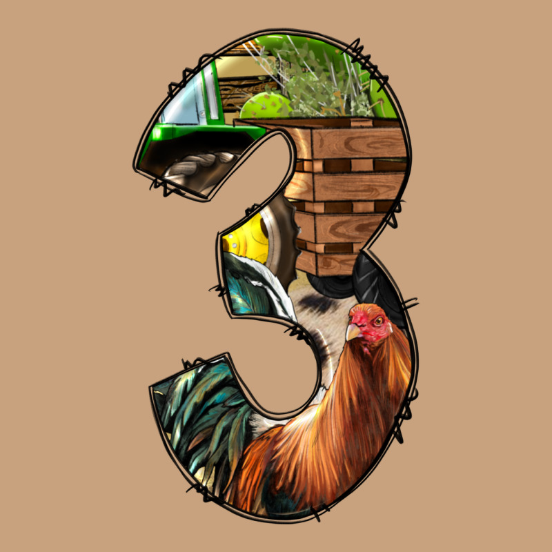 Farm Life Alphabet Numbers 3 Vintage Tee by BundleAndBundleShop | Teevron