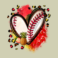 Fruits And Baseball Heart Heavy Core Tee | Teevron