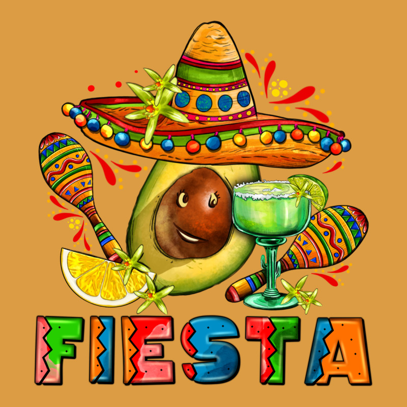 Fıesta With Avocado And Sombrero Urban Heavy Tee by AdoDesignShop | Teevron