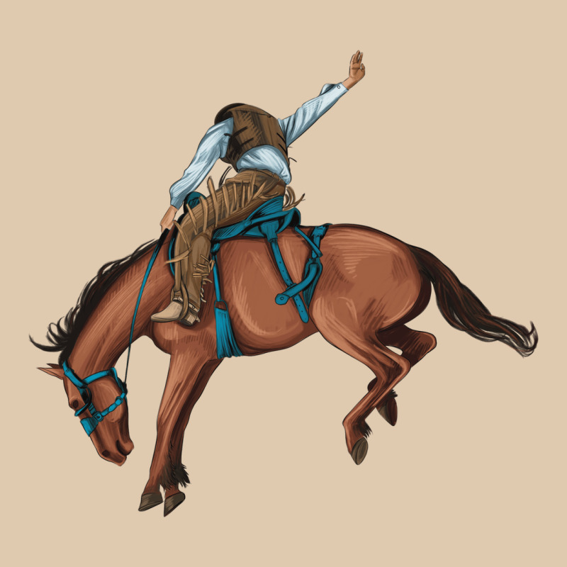Bucking Bronco Cowboy Rodeo Heavyweight Sweatshirt by Artiststas | Teevron
