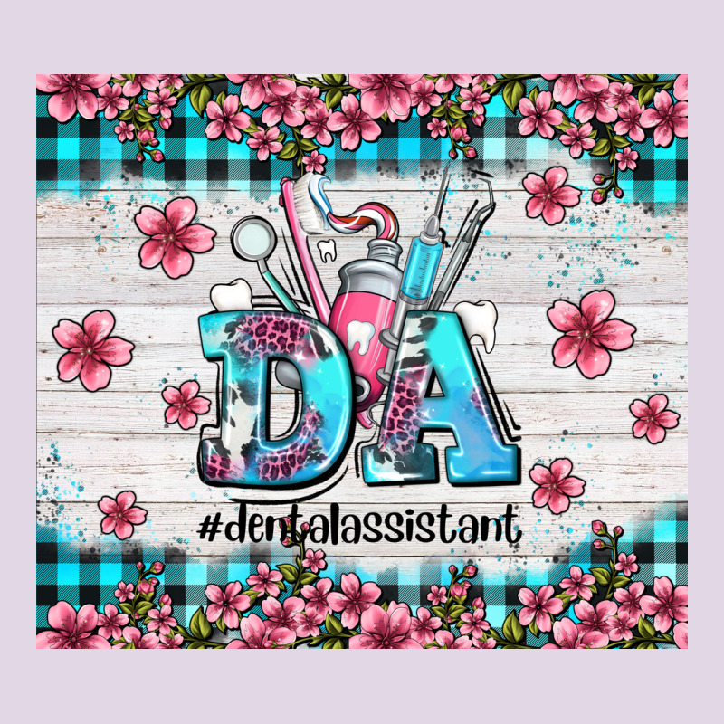 Da Dental Assistant Dentist Element With Flowers Classic Tee by AdoDesignShop | Teevron