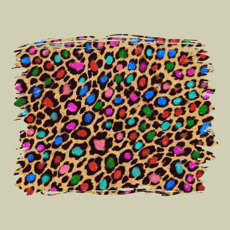 Leopard With Multiple Color Glitters Heavy Core Tee by Artiststas | Teevron