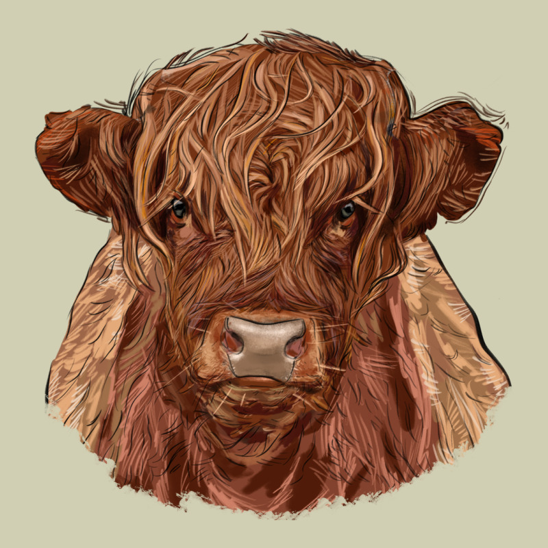 Highland Cow Heavy Core Tee by RanaPortraitStore | Teevron