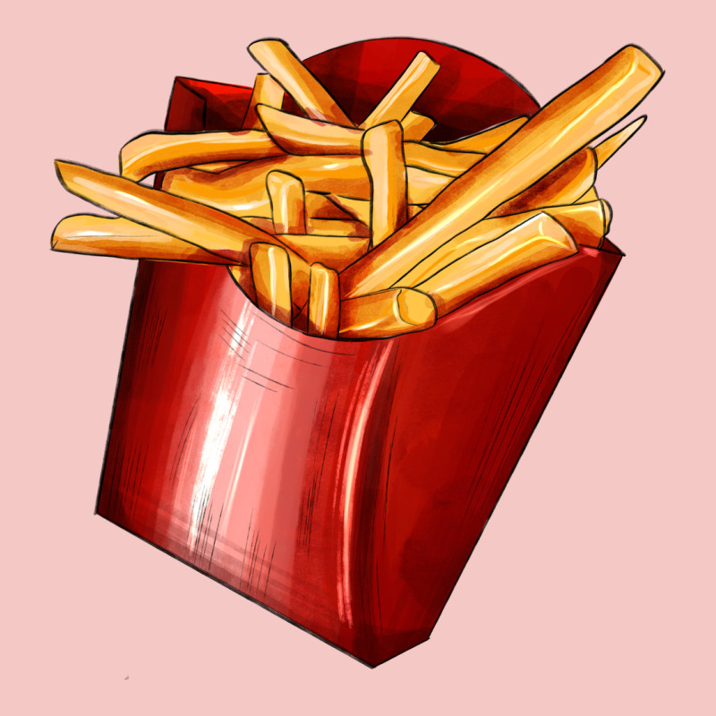 French Fries Urban Heavy Tee by AdoDesignShop | Teevron