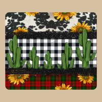 Cowhide Cacti Sunflowers Christmas Mousepad Heavyweight Hoodie | Teevron