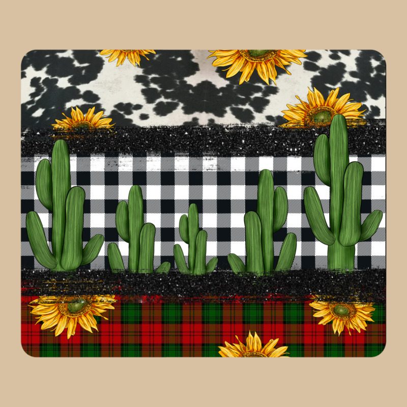 Cowhide Cacti Sunflowers Christmas Mousepad Heavyweight Hoodie by Jasminsmagicworld | Teevron