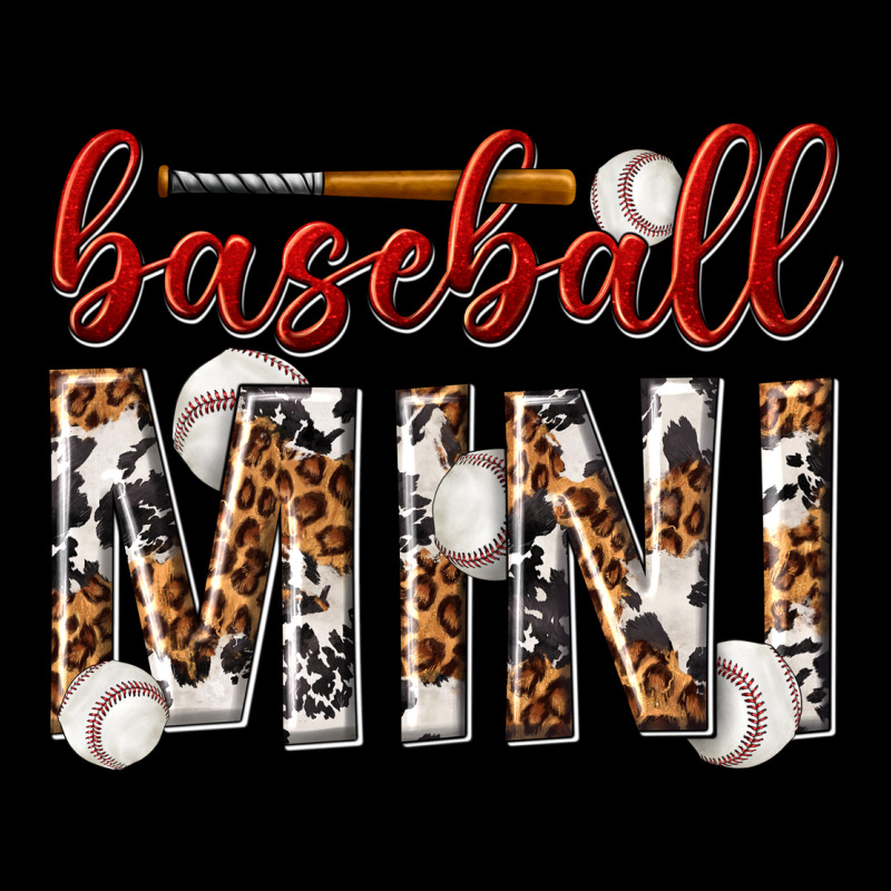 Baseball Mini With Leopard Ladies Tee by texasbilliewilder | Teevron