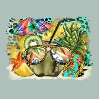 Coconut With Fruits  Background Heavyweight Hoodie | Teevron