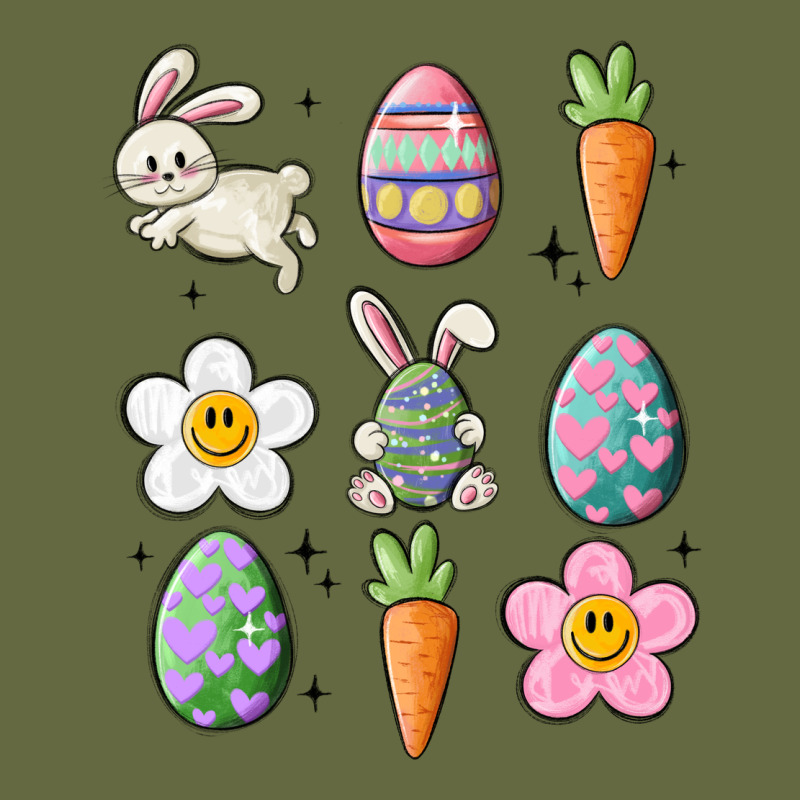 Easter Doodles Long Sleeve Tee by MaliasSmallBusiness | Teevron
