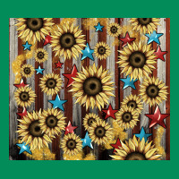 America Flag Sunflower Star Tumbler Urban Hoodie | Teevron