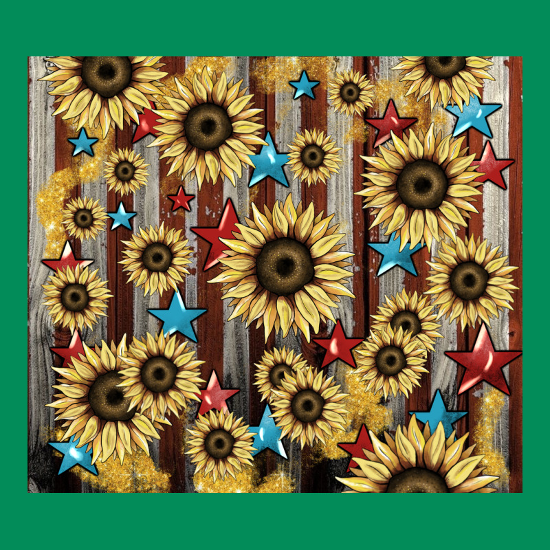 America Flag Sunflower Star Tumbler Urban Hoodie by HowdyJamesFarm | Teevron