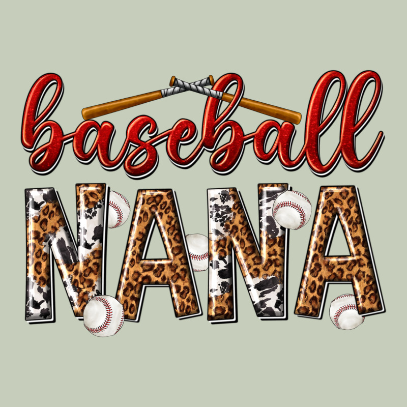 Baseball Nana With Leopard Ladies Tee by texasbilliewilder | Teevron