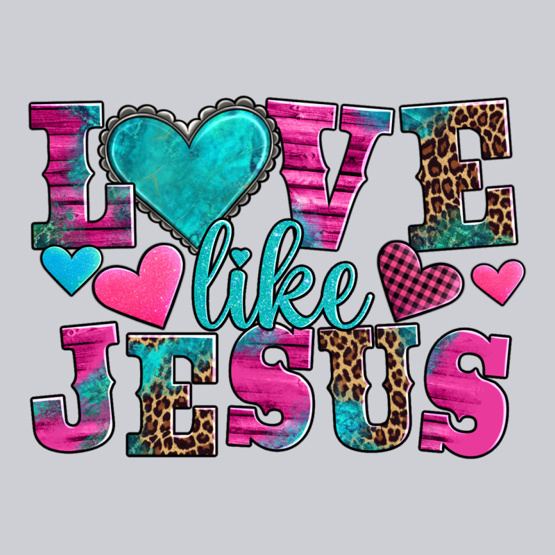 Love Like Jesus Valentine's Day Heavyweight Sweatshirt by AdoDesignShop | Teevron
