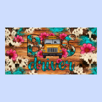 Bus Driver School Bus Cowhide License Plate Urban Heavy Tee | Teevron