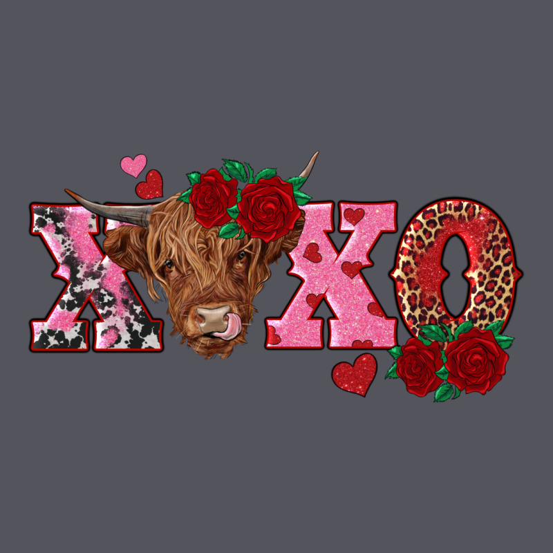 Xoxo Highland Cow Vintage Hoodie by RanaPortraitStore | Teevron