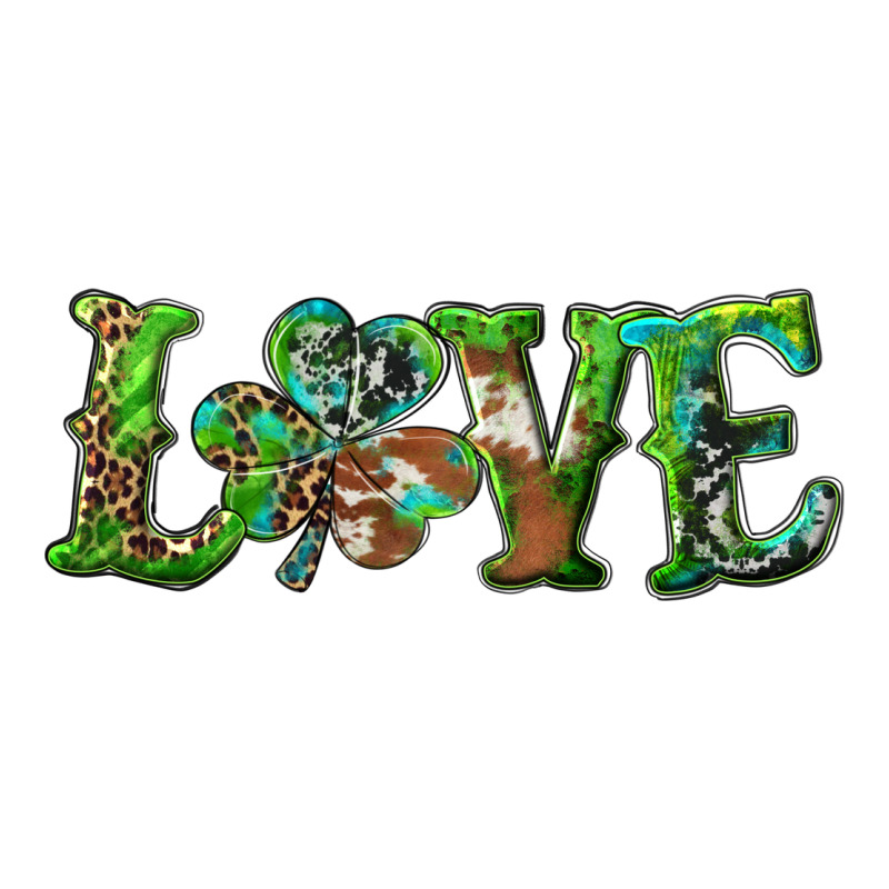 Love With Shamrock Ladies Tee by RanaPortraitStore | Teevron