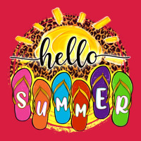 Hello Summer With Flip Flops Premium Hoodie | Teevron