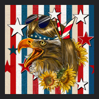 Mullet Eagle Seamless Pattern Vintage Tee | Teevron