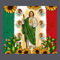 San Judas With Mexican Flag Vintage Hoodie | Teevron