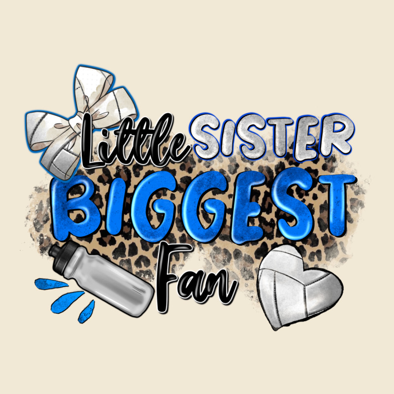 Little Sister Biggest Fan Volleyball Ladies Tee by Zillion Design Studio | Teevron
