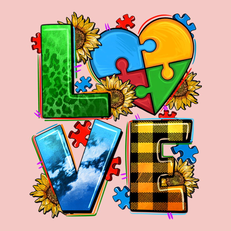 Love With Heart Sunflower Urban Heavy Tee by AdoDesignShop | Teevron