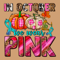 In October We Wear Pink With Pumpkins Vintage Tee | Teevron