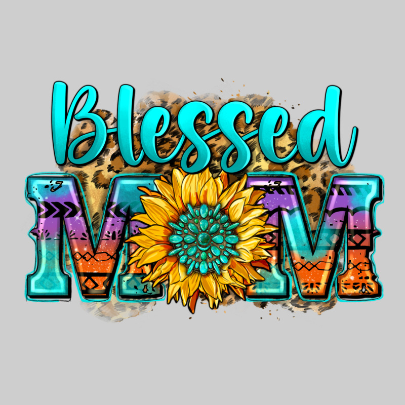 Blessed Mom Sunflower Premium Tee by Zillion Design Studio | Teevron